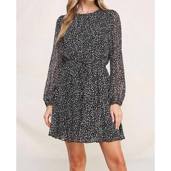 Allie Rose | Dresses | New Allie Rose Chiffon Dress In Black | Poshmark